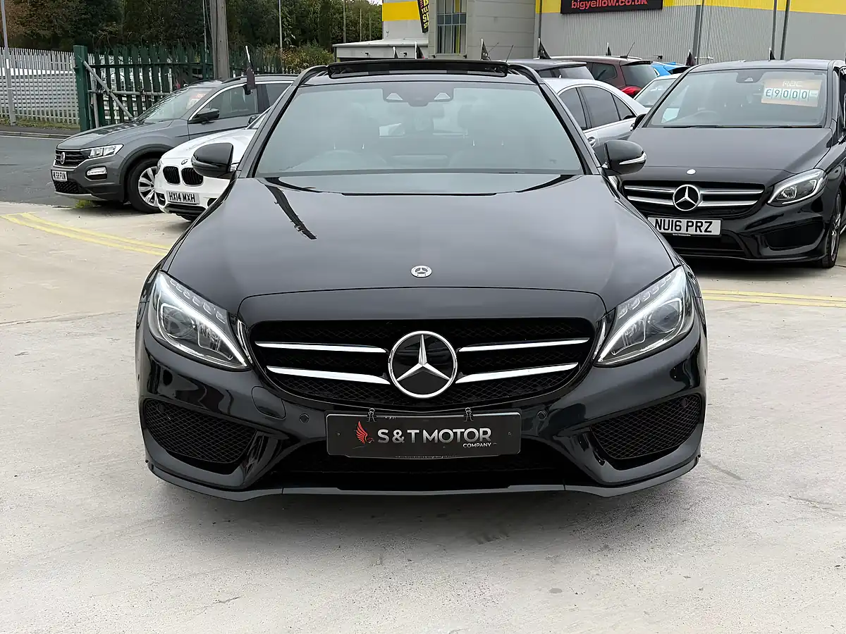 Used 2018 Mercedes-Benz C Class AMG Line (premium Plus) Black - Interior and Exterior details 2