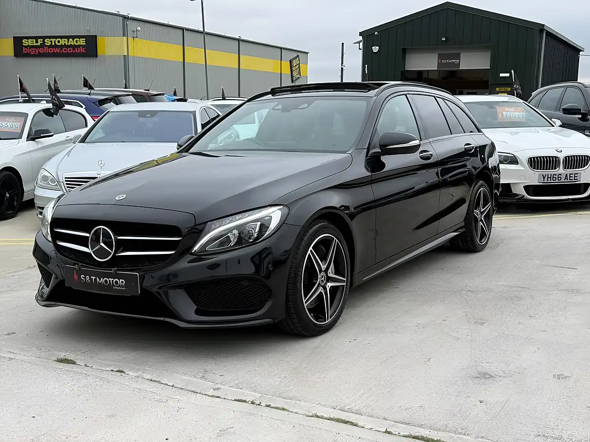 Used 2018 Mercedes-Benz C Class AMG Line (premium Plus) Black - Interior and Exterior details 3