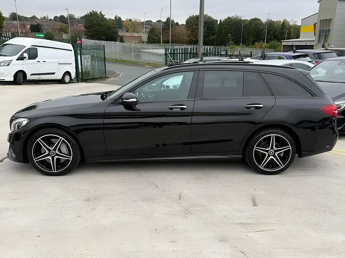Used 2018 Mercedes-Benz C Class AMG Line (premium Plus) Black - Interior and Exterior details 4