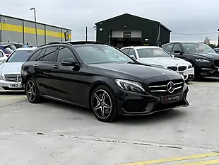 Used 2018 Mercedes-Benz C Class AMG Line (premium Plus) Black - Interior and Exterior details 5