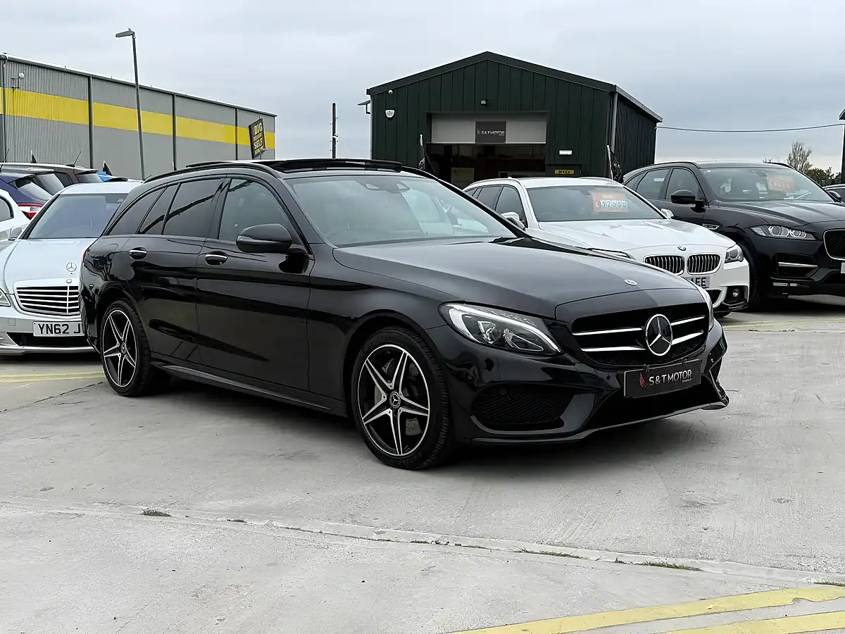 Used 2018 Mercedes-Benz C Class AMG Line (premium Plus) Black - Interior and Exterior details 5