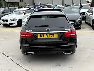 Used 2018 Mercedes-Benz C Class AMG Line (premium Plus) Black - Interior and Exterior details 6