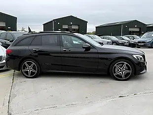 Used 2018 Mercedes-Benz C Class AMG Line (premium Plus) Black - Interior and Exterior details 7