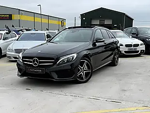 Used 2018 Mercedes-Benz C Class AMG Line (premium Plus) Black - Interior and Exterior details 8