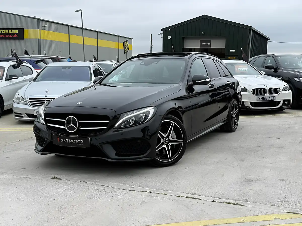Used 2018 Mercedes-Benz C Class AMG Line (premium Plus) Black - Interior and Exterior details 8