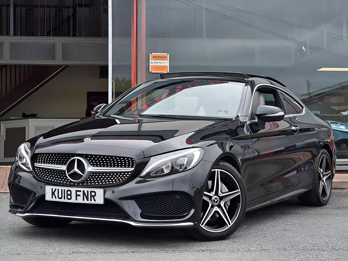 Used 2018 Mercedes-Benz C Class AMG Line (premium Plus) Obsidian Black - Interior and Exterior details 10