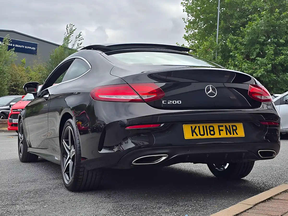 Used 2018 Mercedes-Benz C Class AMG Line (premium Plus) Obsidian Black - Interior and Exterior details 3