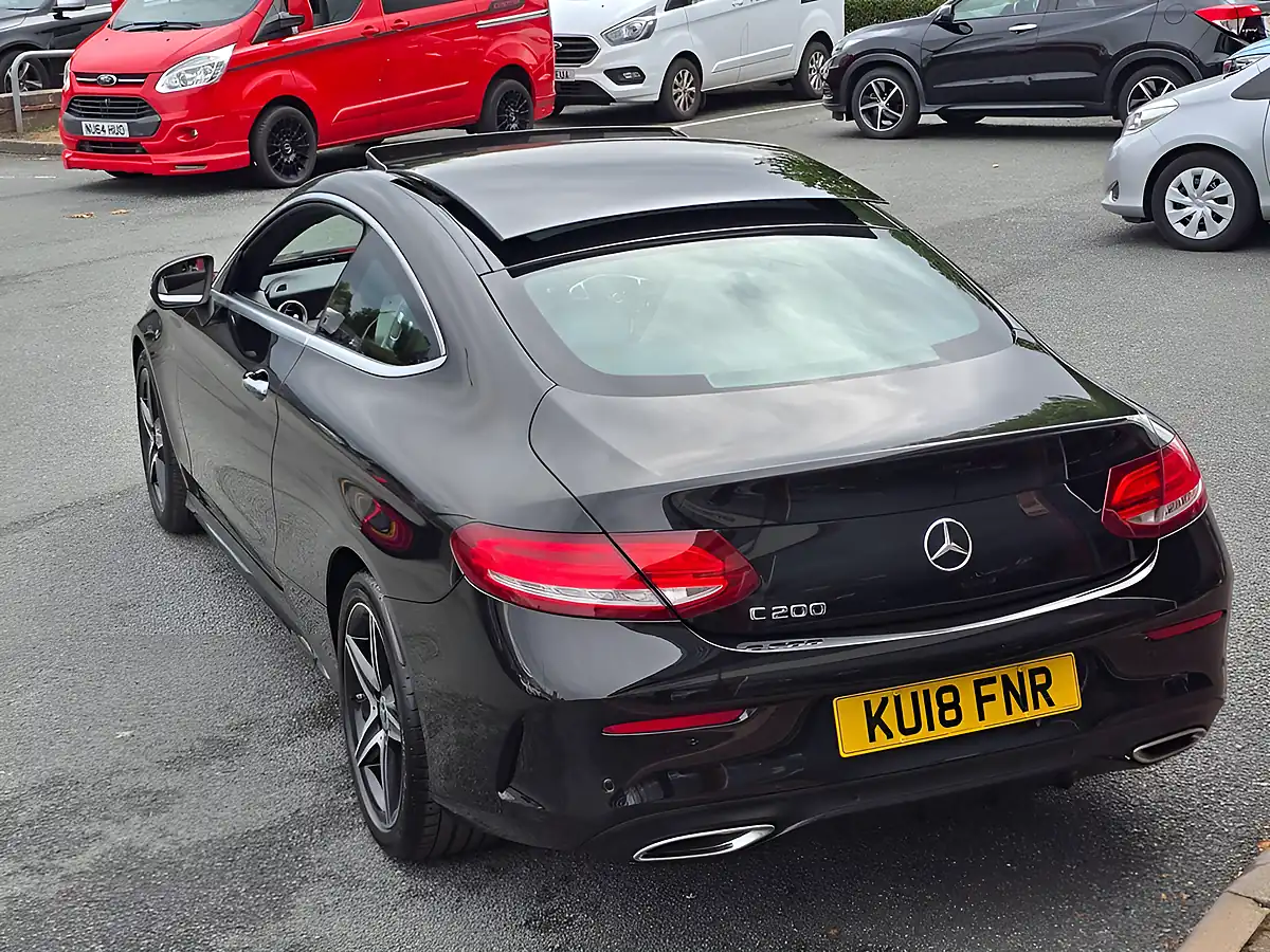 Used 2018 Mercedes-Benz C Class AMG Line (premium Plus) Obsidian Black - Interior and Exterior details 7