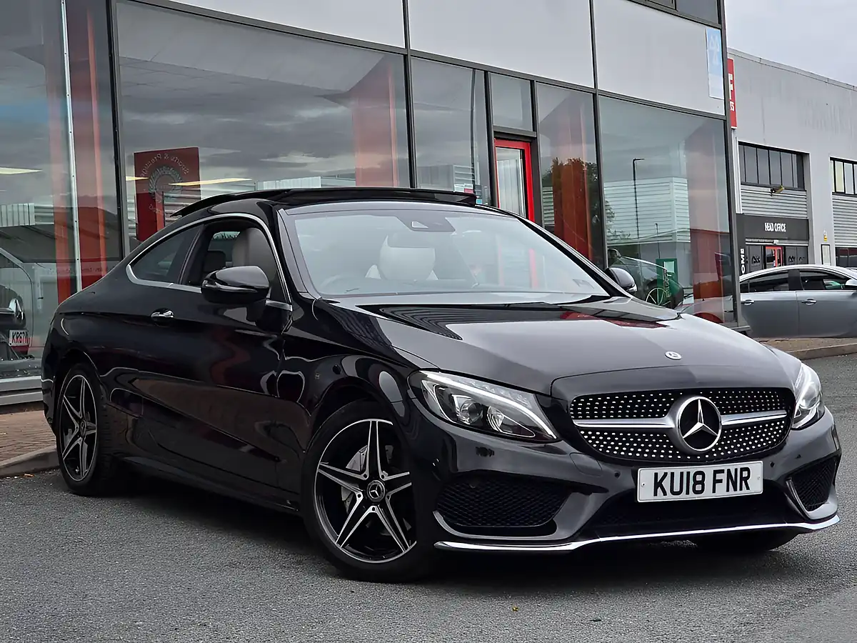 Used 2018 Mercedes-Benz C Class AMG Line (premium Plus) Obsidian Black - Interior and Exterior details 9