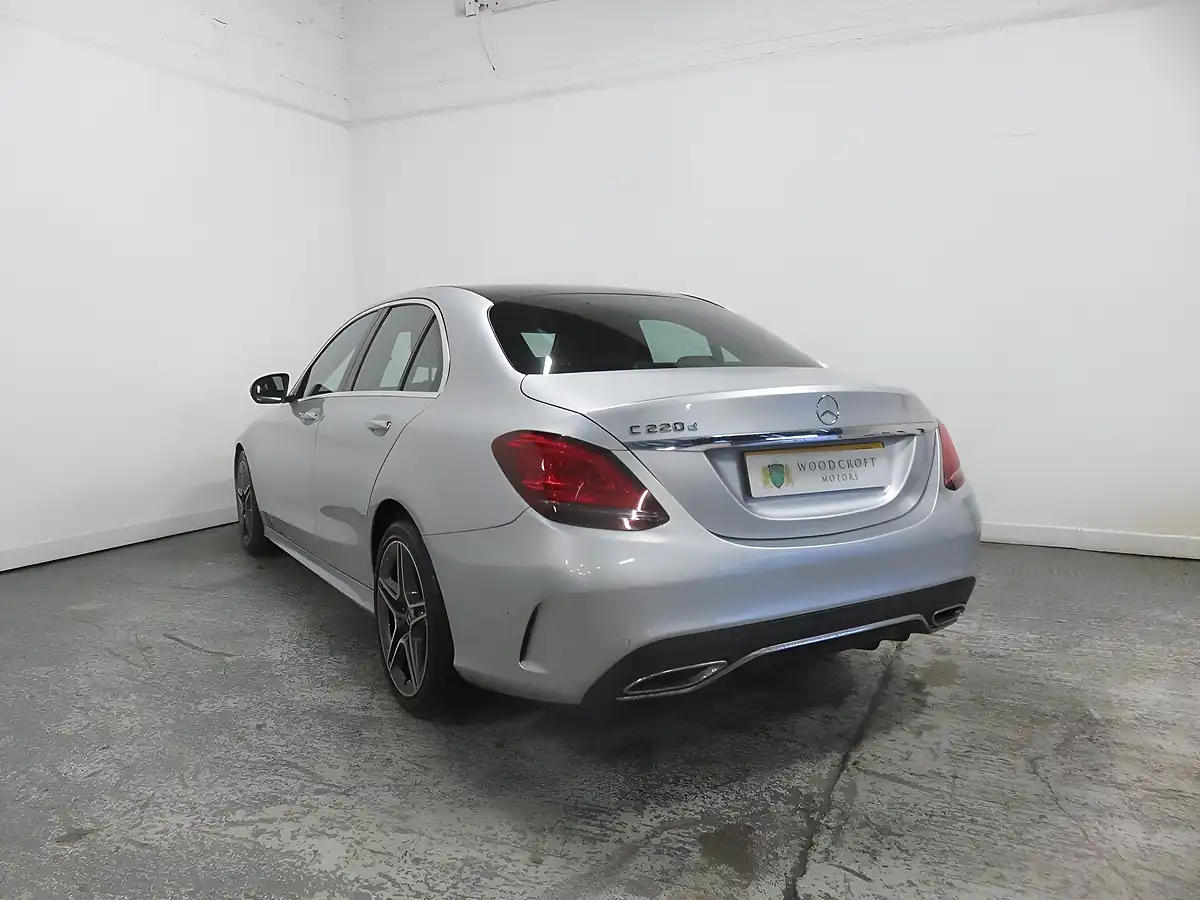 Used 2018 Mercedes-Benz C Class AMG Line (premium Plus) Silver - Interior and Exterior details 5