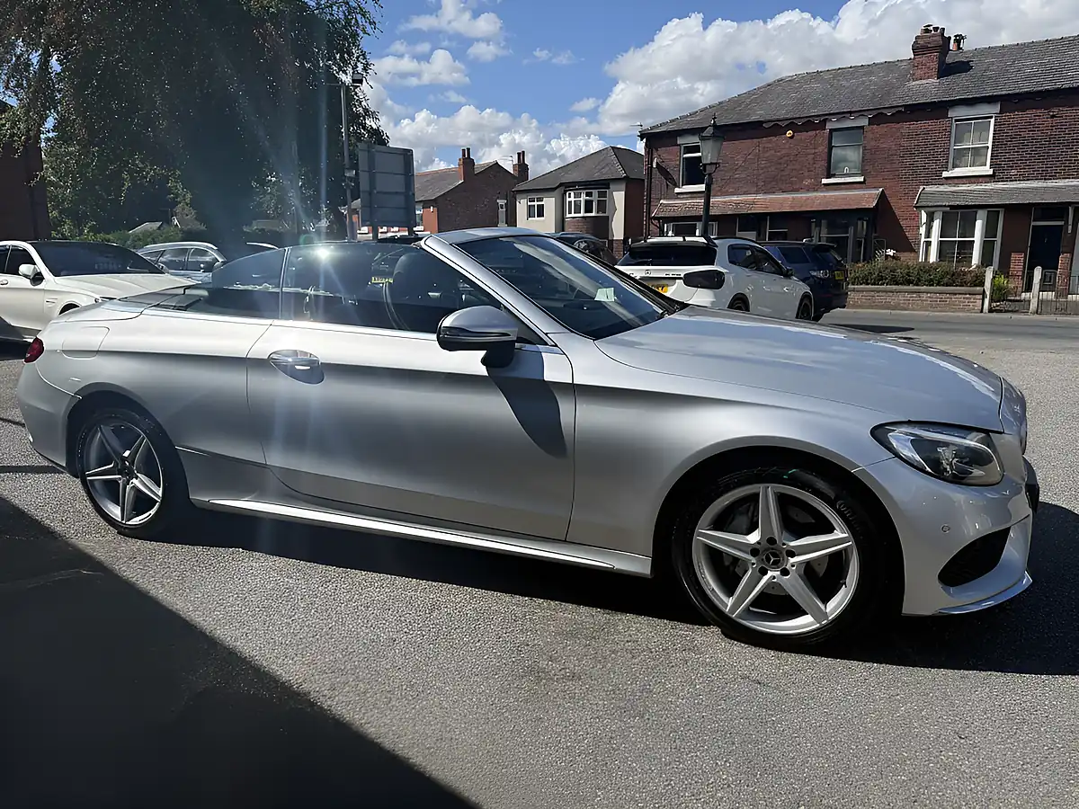 Used 2018 Mercedes-Benz C-Class AMG Line Premium Plus Silver - Interior and Exterior details 10