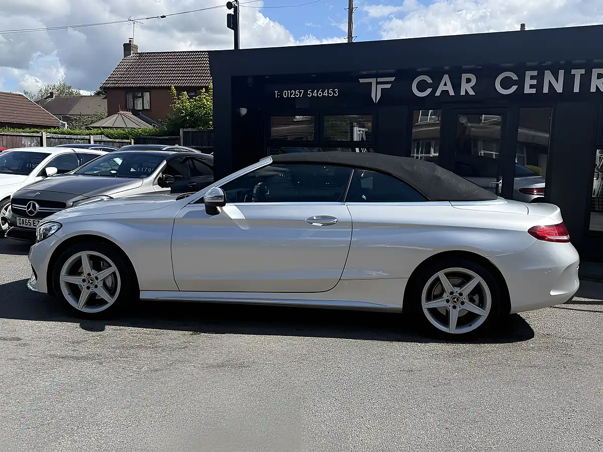 Used 2018 Mercedes-Benz C-Class AMG Line Premium Plus Silver - Interior and Exterior details 16