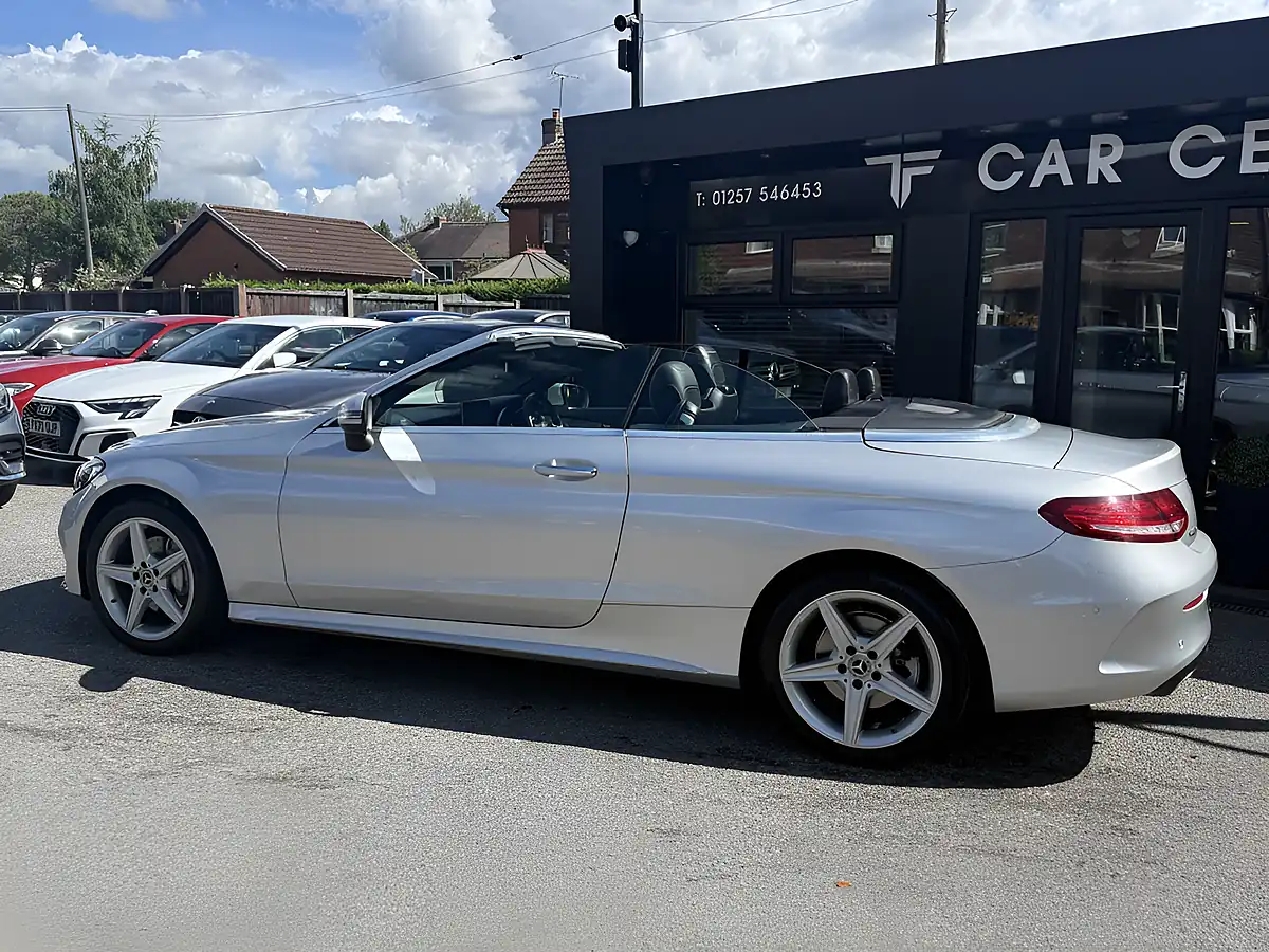 Used 2018 Mercedes-Benz C-Class AMG Line Premium Plus Silver - Interior and Exterior details 4