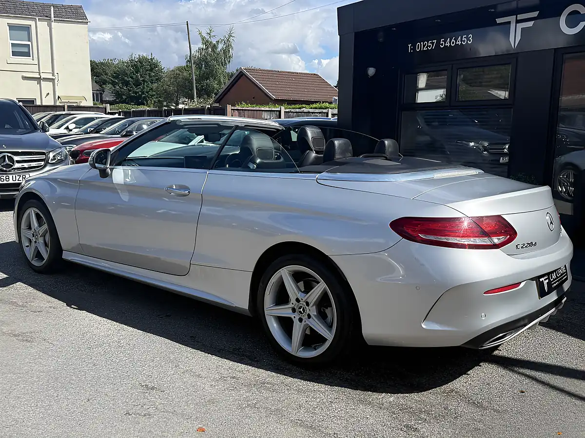 Used 2018 Mercedes-Benz C-Class AMG Line Premium Plus Silver - Interior and Exterior details 5