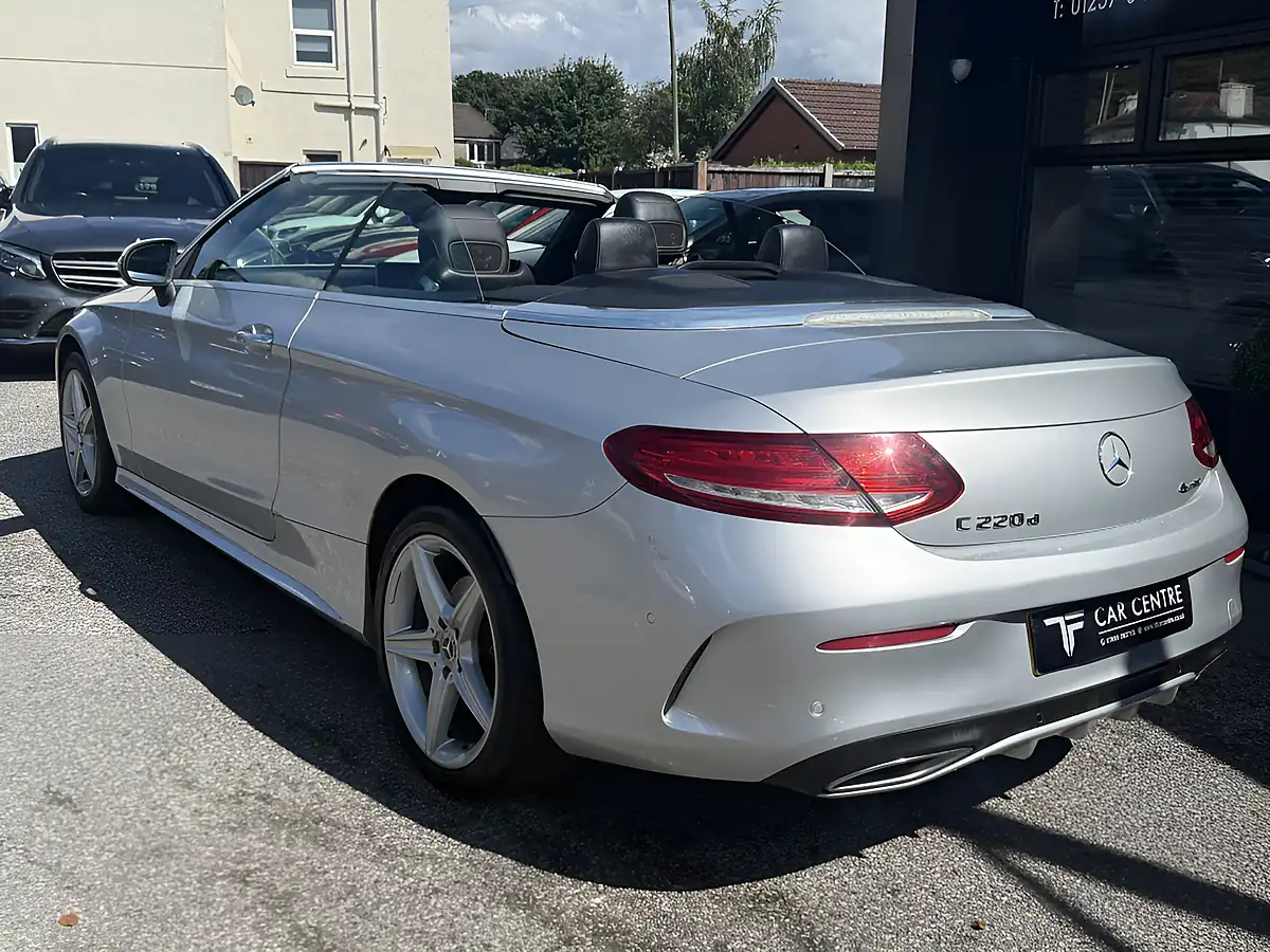 Used 2018 Mercedes-Benz C-Class AMG Line Premium Plus Silver - Interior and Exterior details 8