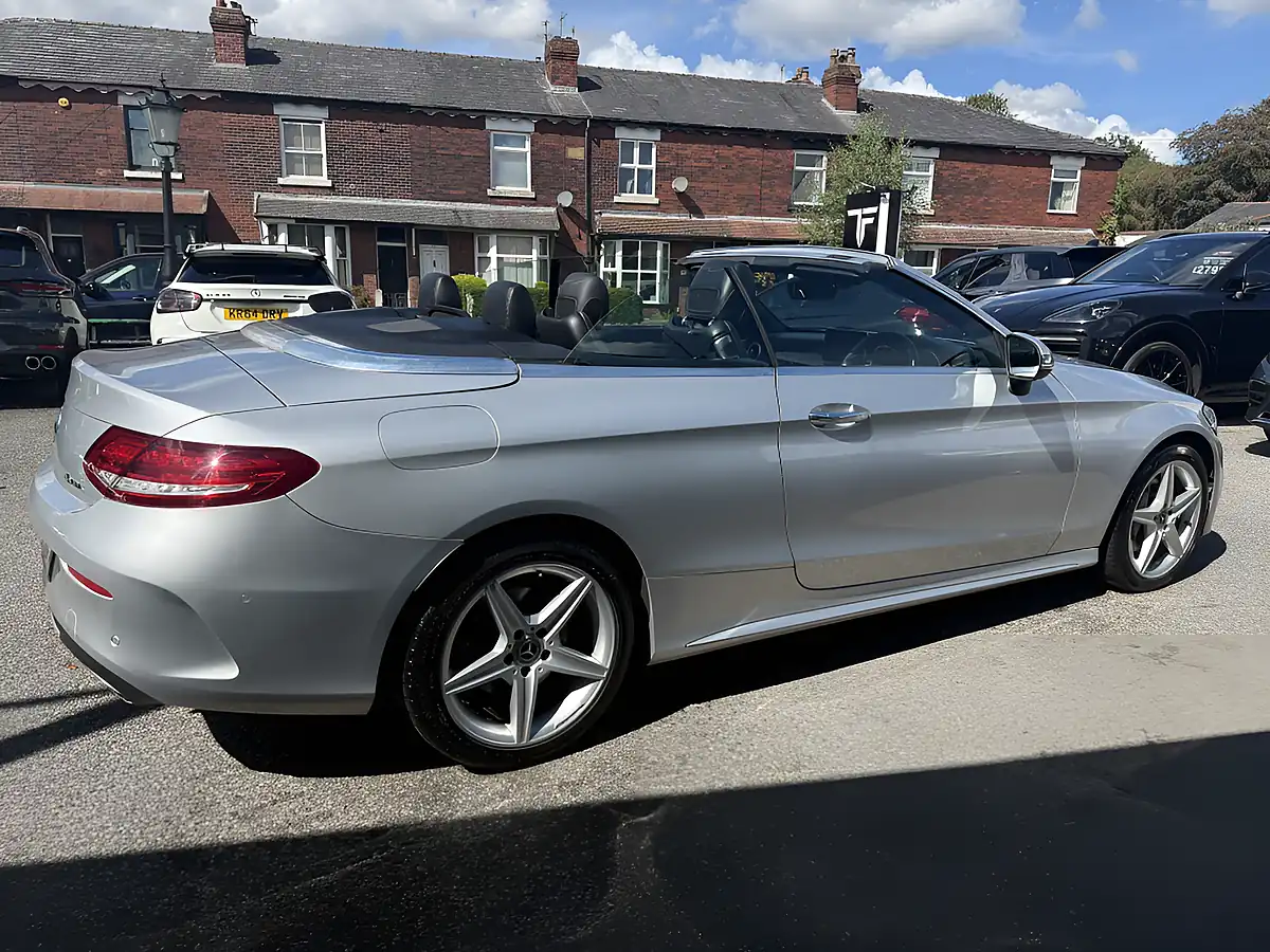 Used 2018 Mercedes-Benz C-Class AMG Line Premium Plus Silver - Interior and Exterior details 9