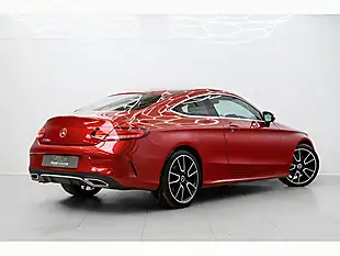 Used 2018 Mercedes-Benz C Class AMG Line Premium Red - Interior and Exterior details 4