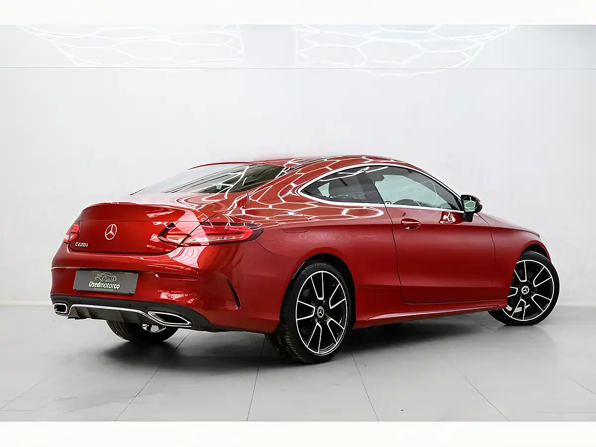 Used 2018 Mercedes-Benz C Class AMG Line Premium Red - Interior and Exterior details 4