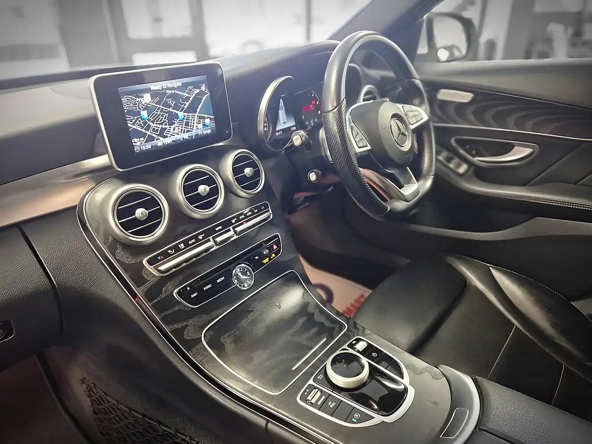 Used 2018 Mercedes-Benz C Class AMG Line Silver - Interior and Exterior details 17