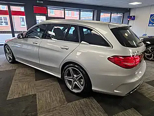 Used 2018 Mercedes-Benz C Class AMG Line Silver - Interior and Exterior details 4