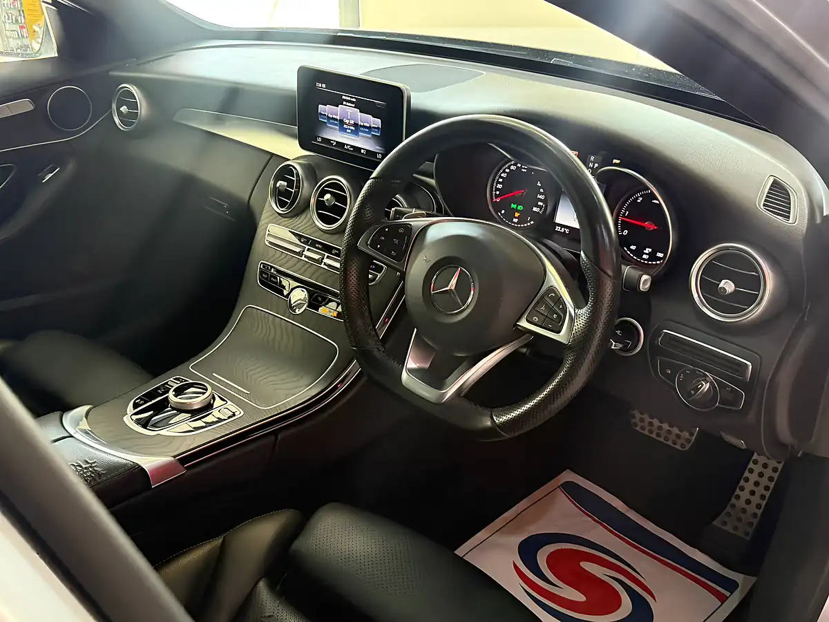 Used 2018 Mercedes-Benz C Class AMG Line Silver - Interior and Exterior details 15