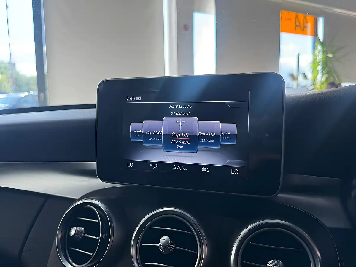 Used 2018 Mercedes-Benz C Class AMG Line Silver - Interior and Exterior details 16