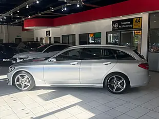 Used 2018 Mercedes-Benz C Class AMG Line Silver - Interior and Exterior details 6