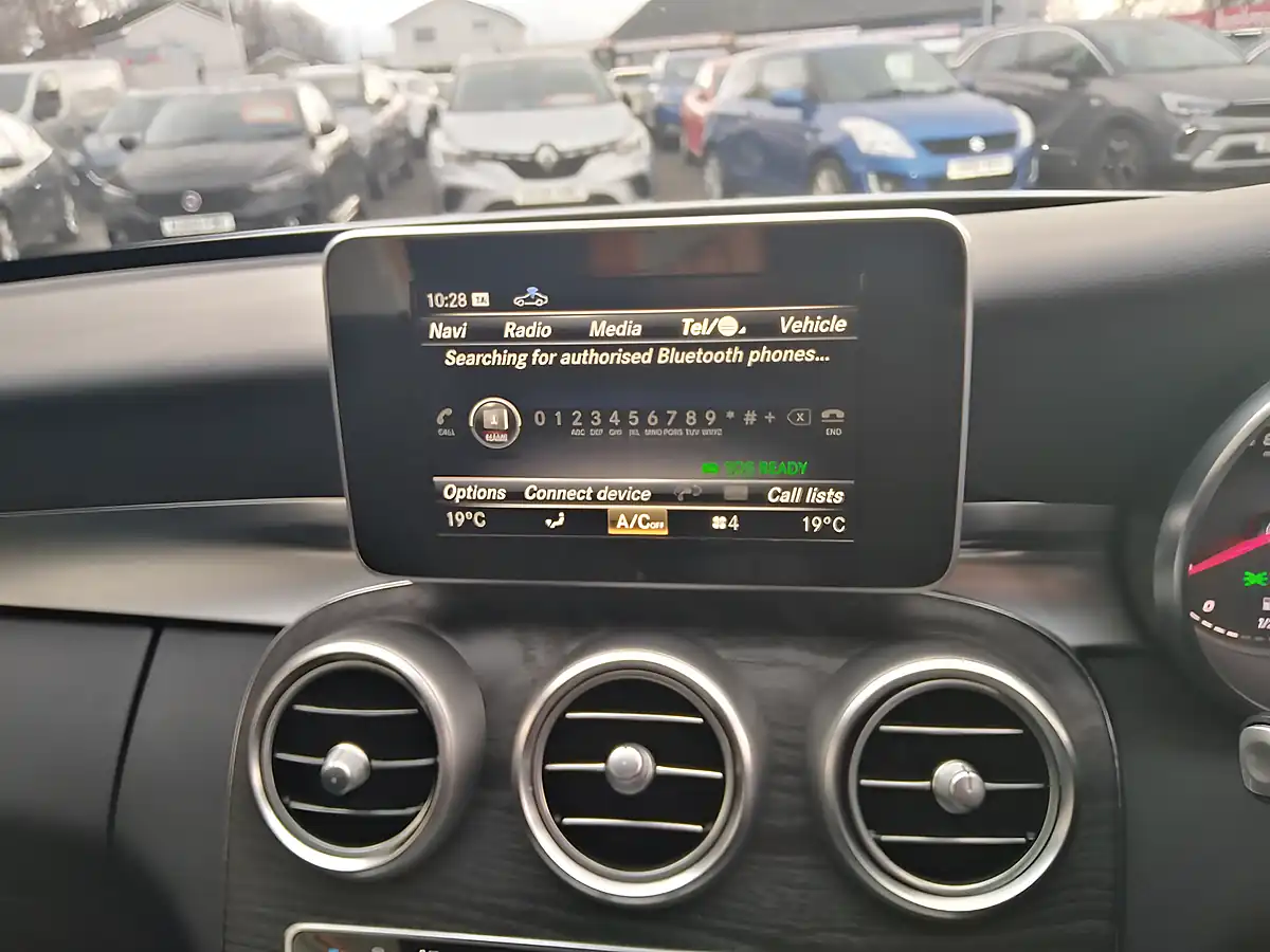Used 2018 Mercedes-Benz C-Class AMG Line Silver - Interior and Exterior details 12