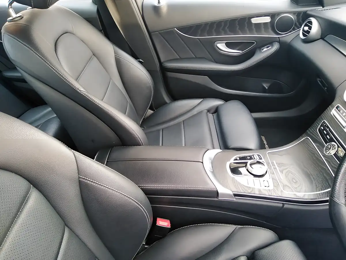 Used 2018 Mercedes-Benz C-Class AMG Line Silver - Interior and Exterior details 14