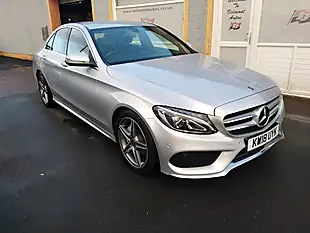 Used 2018 Mercedes-Benz C-Class AMG Line Silver - Interior and Exterior details 2