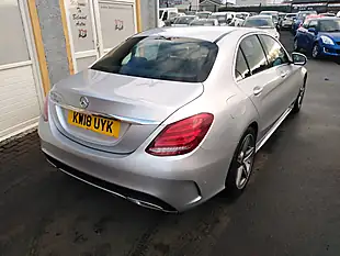 Used 2018 Mercedes-Benz C-Class AMG Line Silver - Interior and Exterior details 4
