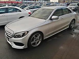 Used 2018 Mercedes-Benz C-Class AMG Line Silver - Interior and Exterior details 7