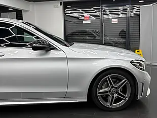 Used 2018 Mercedes-Benz C Class AMG Line Silver - Interior and Exterior details 10