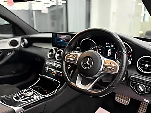 Used 2018 Mercedes-Benz C Class AMG Line Silver - Interior and Exterior details 11