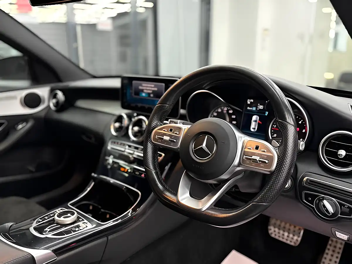 Used 2018 Mercedes-Benz C Class AMG Line Silver - Interior and Exterior details 11