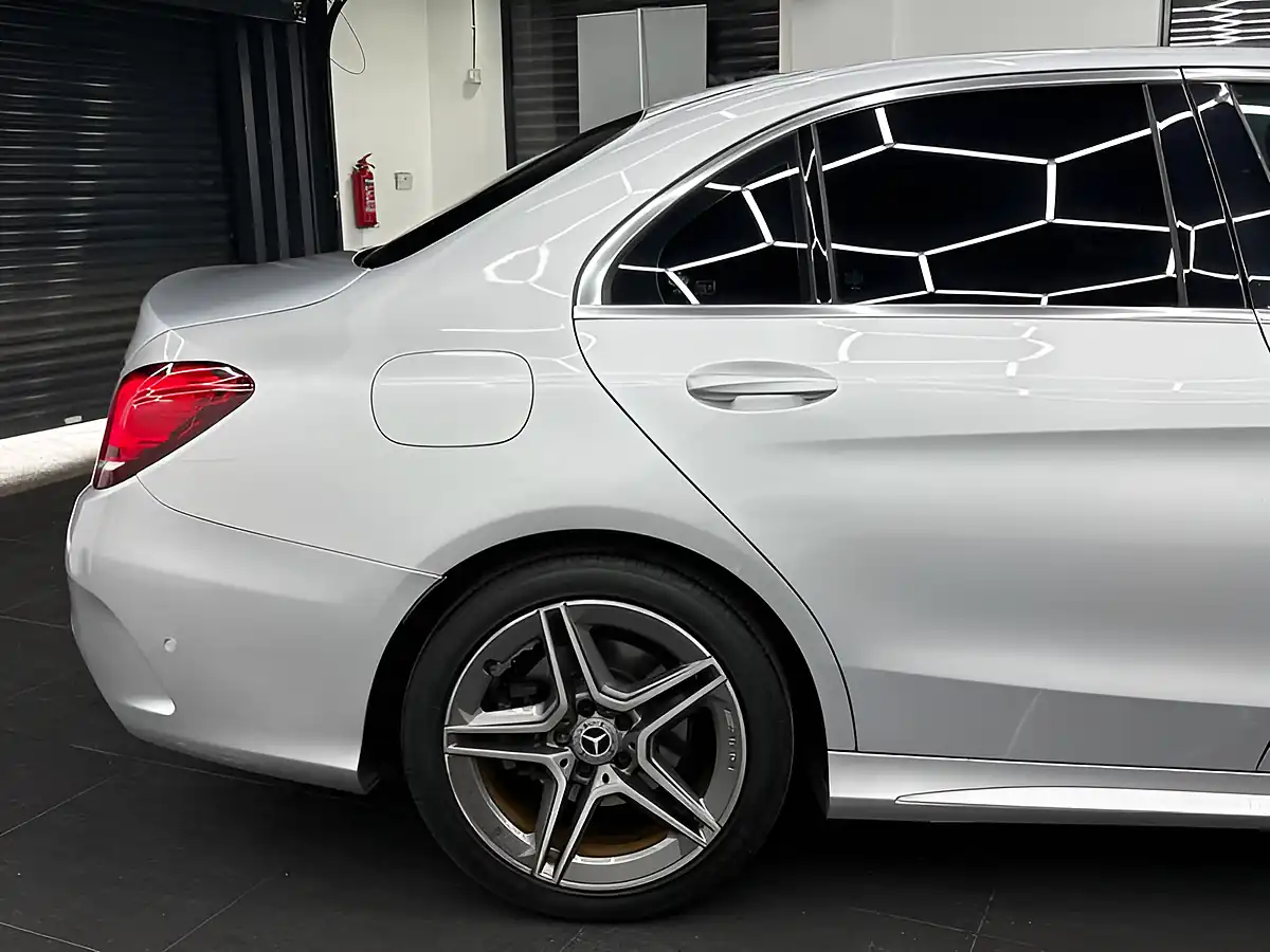 Used 2018 Mercedes-Benz C Class AMG Line Silver - Interior and Exterior details 15