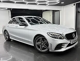 Used 2018 Mercedes-Benz C Class AMG Line Silver - Interior and Exterior details 2