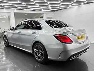 Used 2018 Mercedes-Benz C Class AMG Line Silver - Interior and Exterior details 5