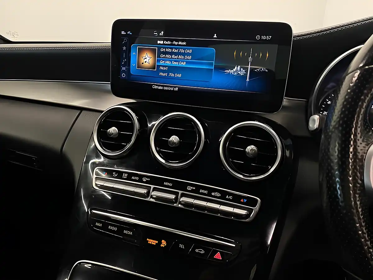 Used 2018 Mercedes-Benz C Class AMG Line Silver - Interior and Exterior details 13