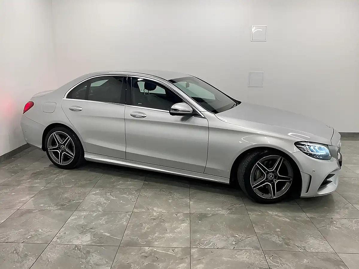 Used 2018 Mercedes-Benz C Class AMG Line Silver - Interior and Exterior details 2