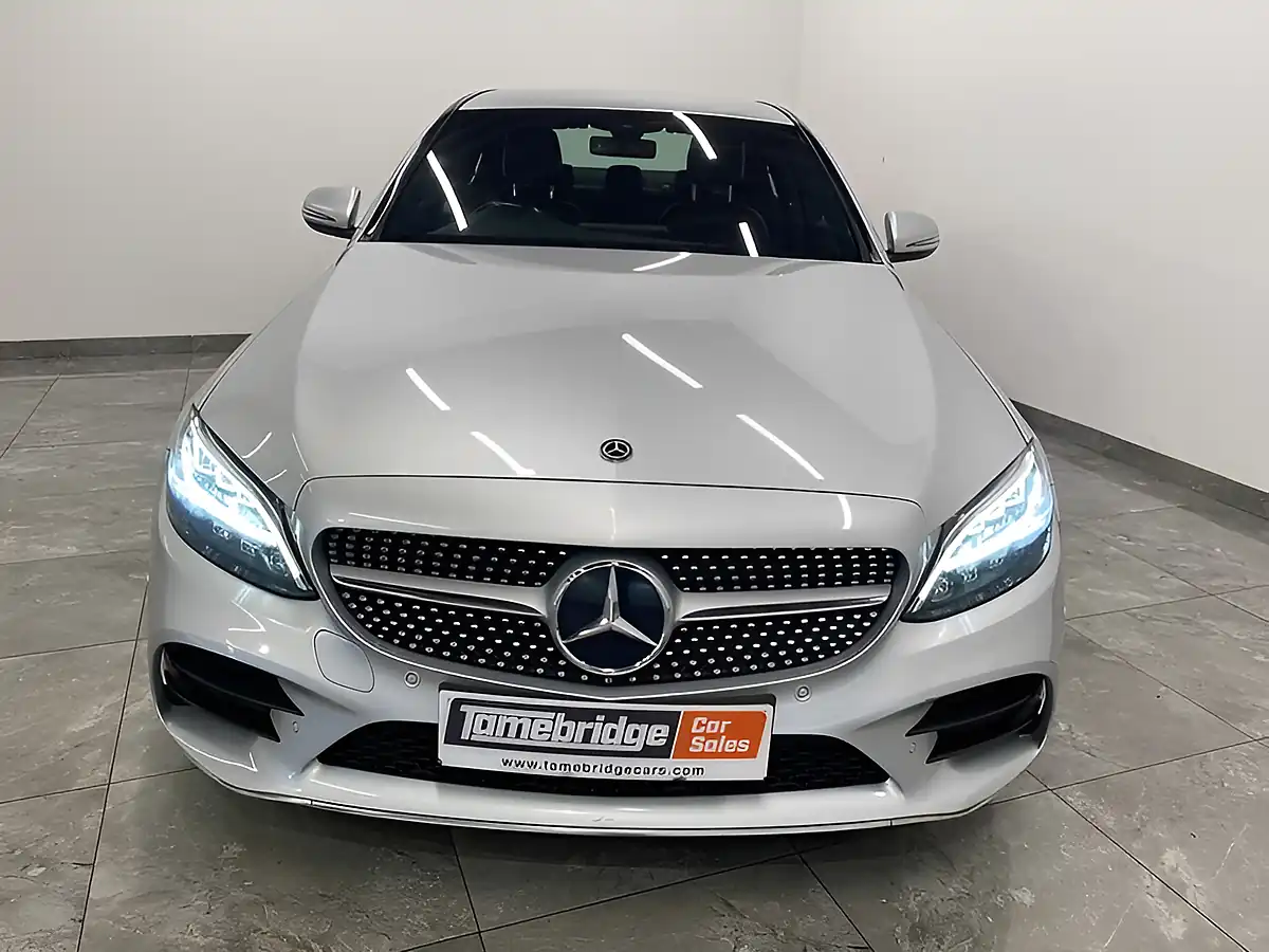 Used 2018 Mercedes-Benz C Class AMG Line Silver - Interior and Exterior details 3