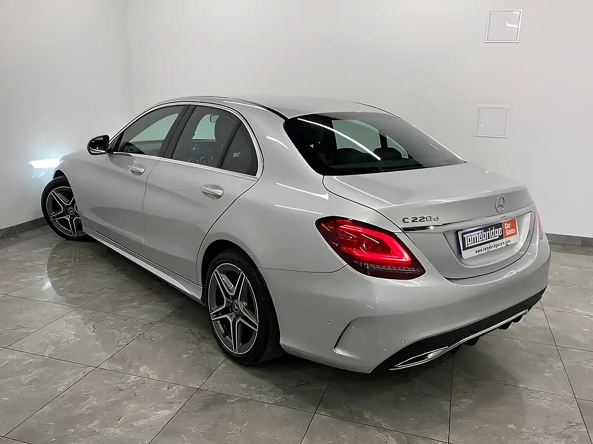 Used 2018 Mercedes-Benz C Class AMG Line Silver - Interior and Exterior details 4
