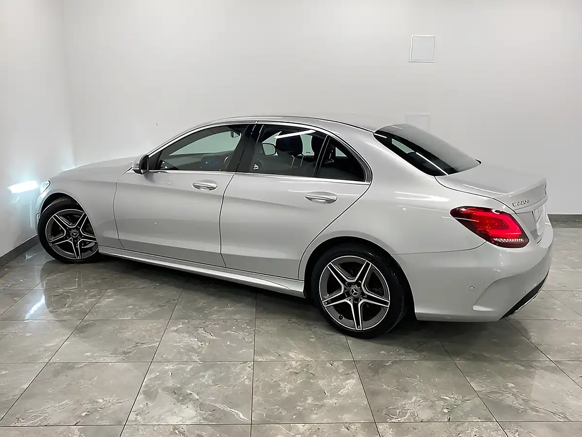 Used 2018 Mercedes-Benz C Class AMG Line Silver - Interior and Exterior details 5
