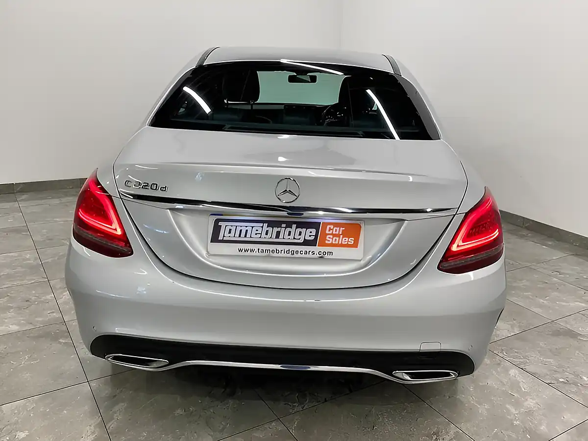 Used 2018 Mercedes-Benz C Class AMG Line Silver - Interior and Exterior details 6