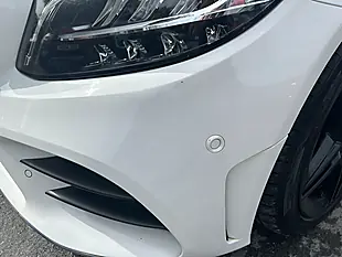 Used 2018 Mercedes-Benz C Class AMG Line White - Interior and Exterior details 15
