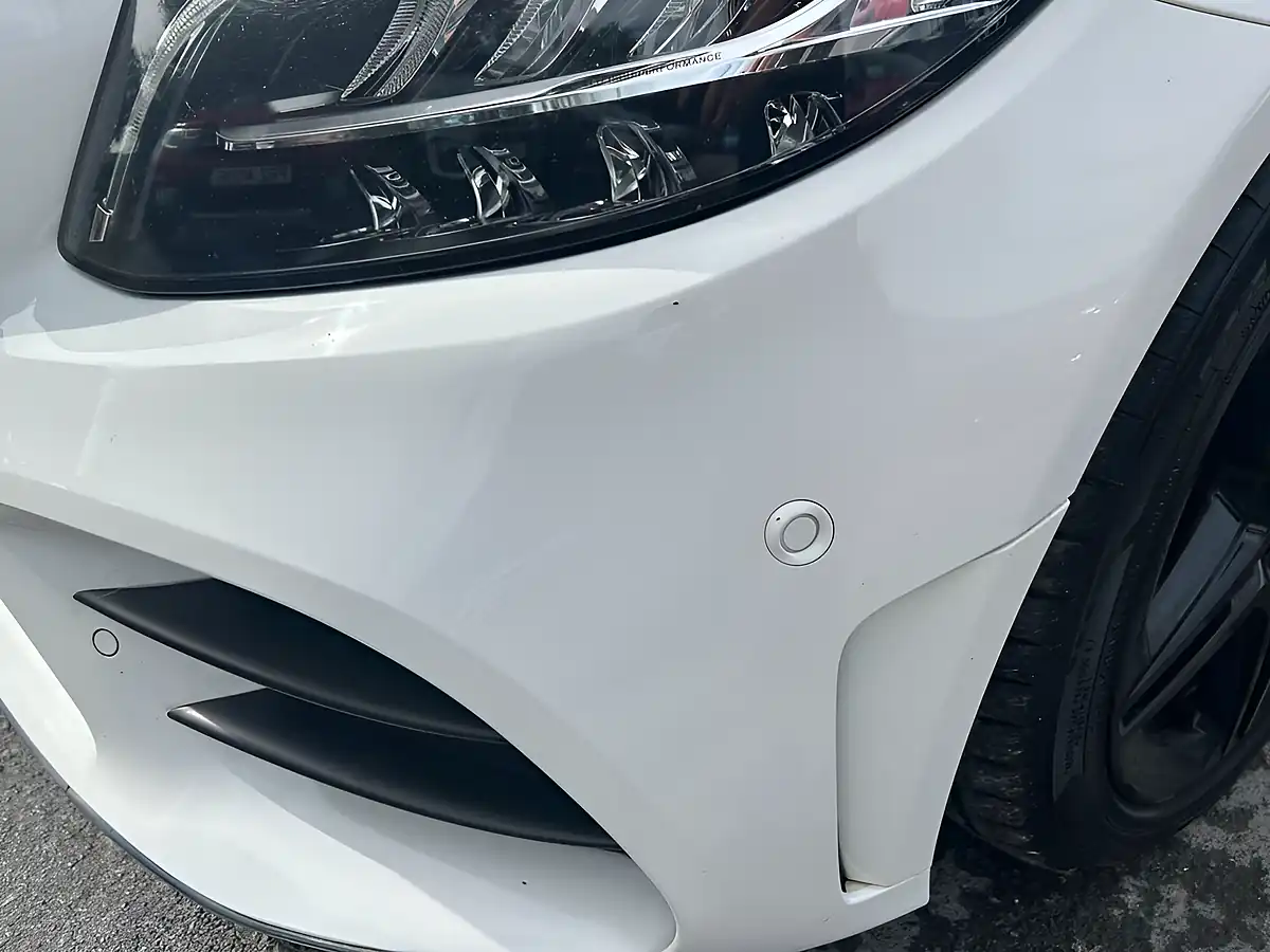 Used 2018 Mercedes-Benz C Class AMG Line White - Interior and Exterior details 15