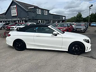 Used 2018 Mercedes-Benz C Class AMG Line White - Interior and Exterior details 3