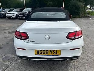 Used 2018 Mercedes-Benz C Class AMG Line White - Interior and Exterior details 5