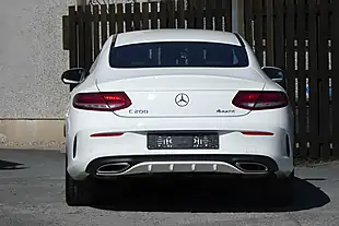Used 2018 Mercedes-Benz C Class AMG Line White - Interior and Exterior details 3