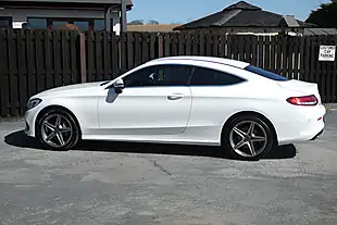 Used 2018 Mercedes-Benz C Class AMG Line White - Interior and Exterior details 5